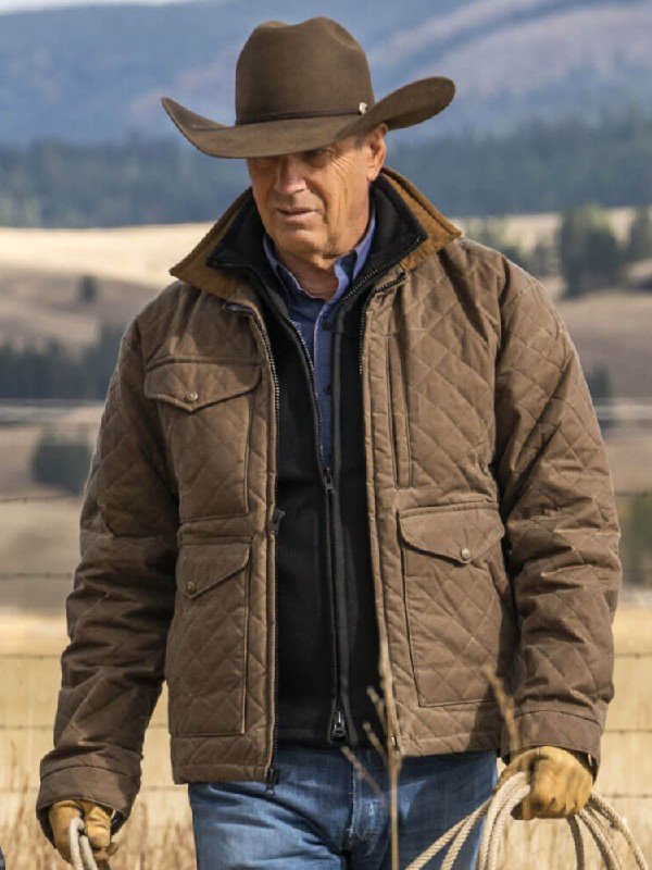 Yellowstone John Dutton Quilted Jackets Yellowstone John Dutton Quilted Jacket