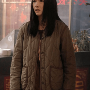 Kung Fu Nicky Shen Quilted Brown Cotton Jacket